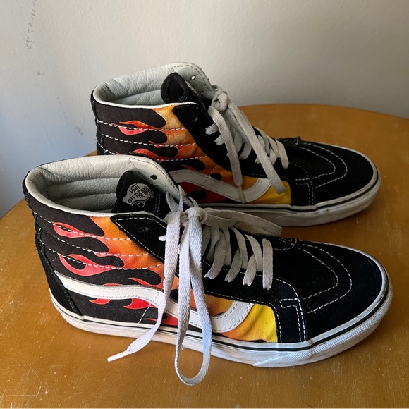 🥀Vans Flame Sk8-Hi Reissue Sneakers MEN 6.5 WOM 8🥀 - Picture 14 of 14